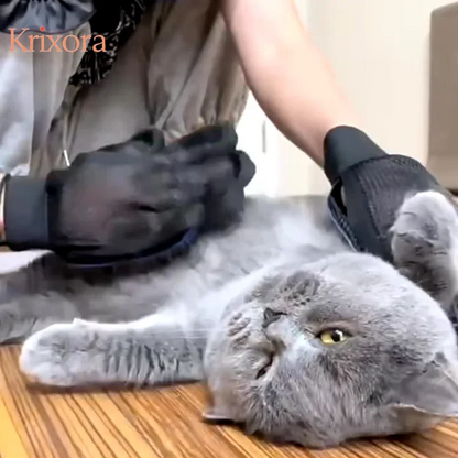 Pet Grooming Gloves Hair Removal